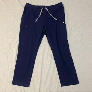 FIGS Yola Skinny Scrub Pants Navy Blue Women’s Size XL Style #TW2000